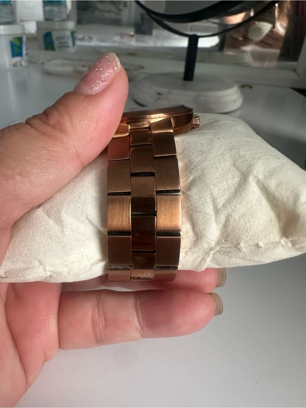 Michael Kors Rose Gold Stainless Steel Bracelet Watch